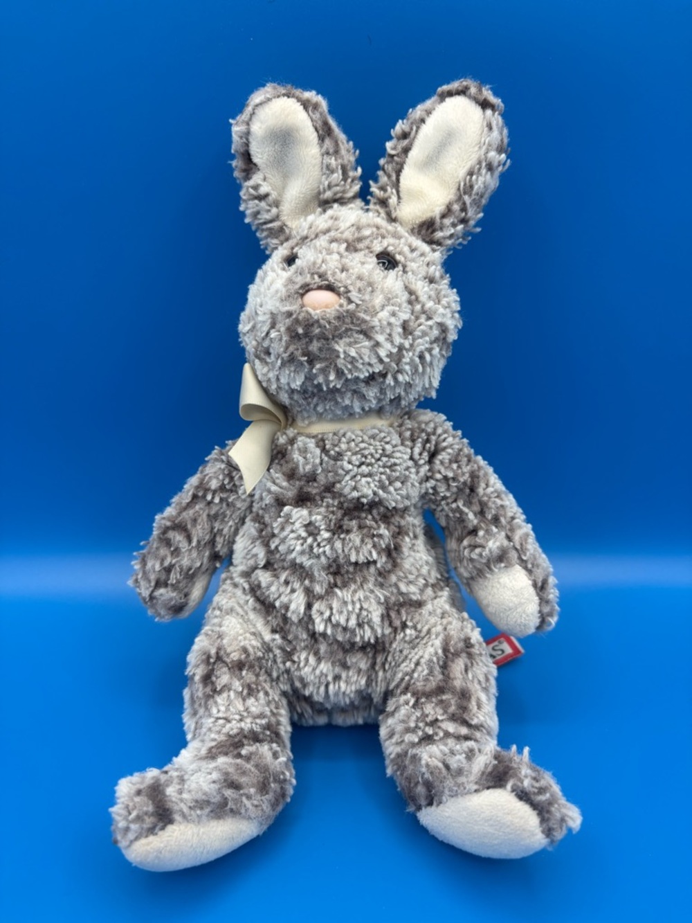 Douglas Fuzzy Bunny Rabbit with Bow –